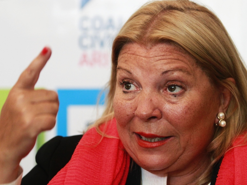 Carrió anunció que la Coalición Cívica abandonará el bloque de Pichetto