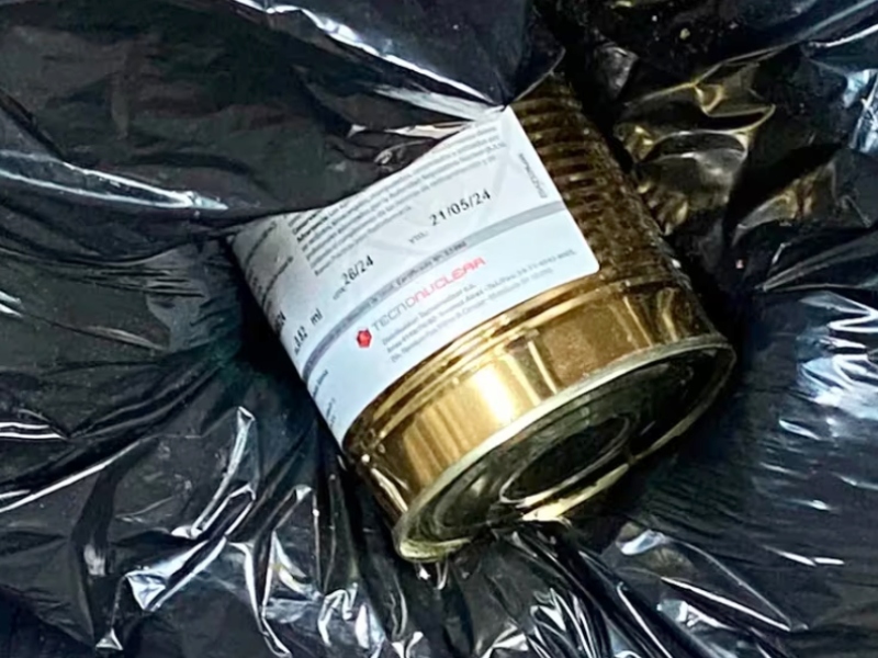 Encontraron entre bolsas de basura el material radiactivo robado en Chacarita