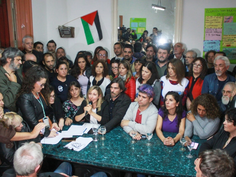 Dirigentes políticos y de DDHH exigieron la liberación de los detenidos en el Congreso