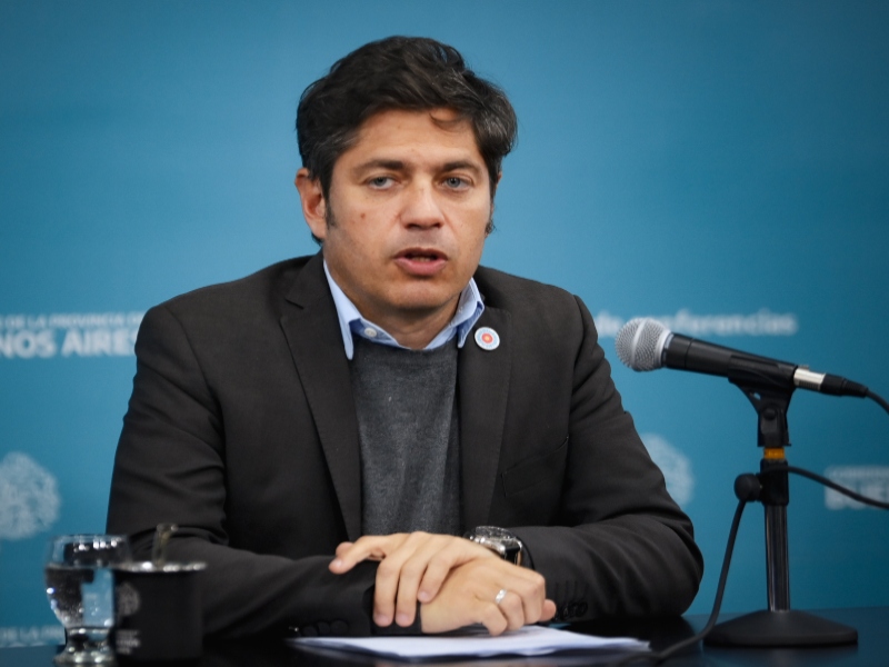 Kicillof anunció un proyecto de ley para reactivar la obra pública nacional en la Provincia