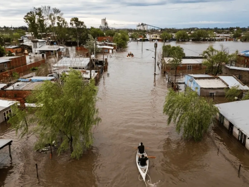 Inundaciones: Nación asiste con hasta $10.000 millones a distritos afectados