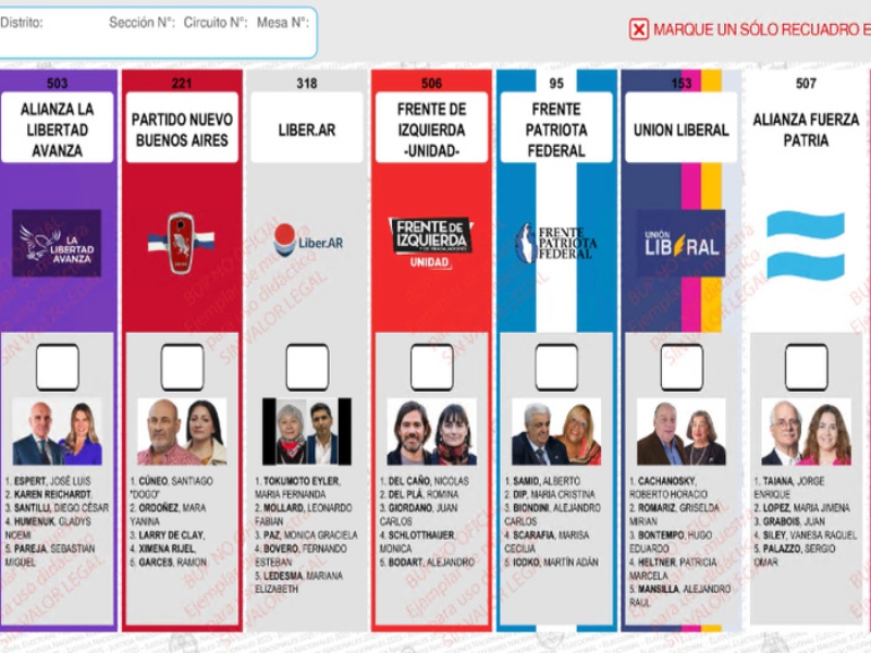 El fiscal rechazó reimprimir las boletas en PBA y definirá la Cámara Nacional Electoral