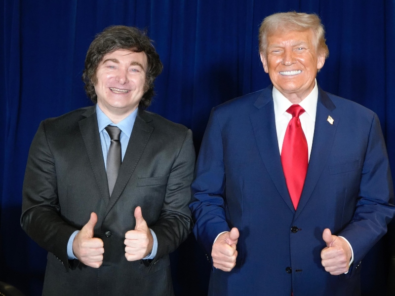 Milei le agradeció a Trump por el acuerdo de paz entre Israel y Hamas: «Su compromiso le devolvió esperanza al mundo»