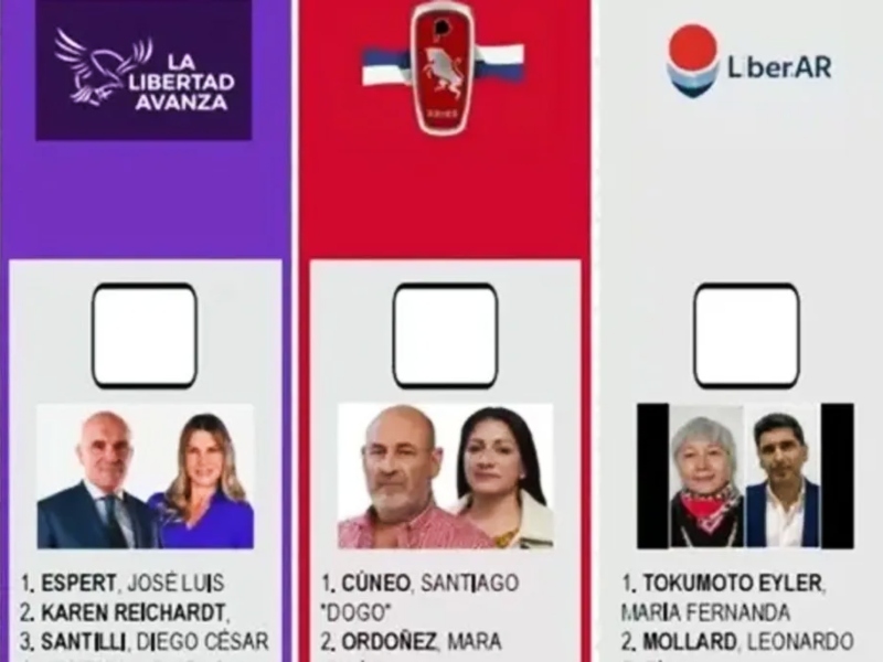 La Cámara Electoral rechazó reimprimir las boletas de LLA y aparecerá la cara de Espert