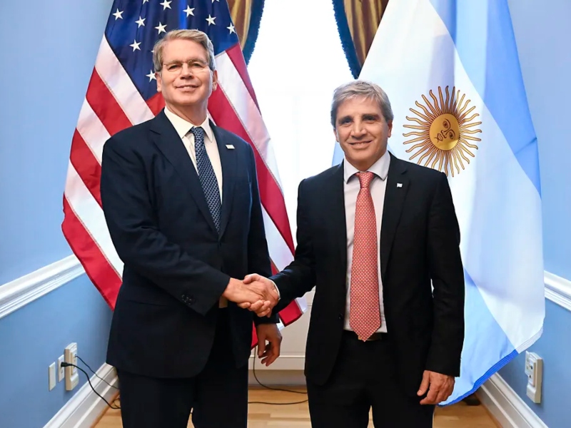 El Tesoro de Estados Unidos confirmó el swap por U$S 20 mil millones ...