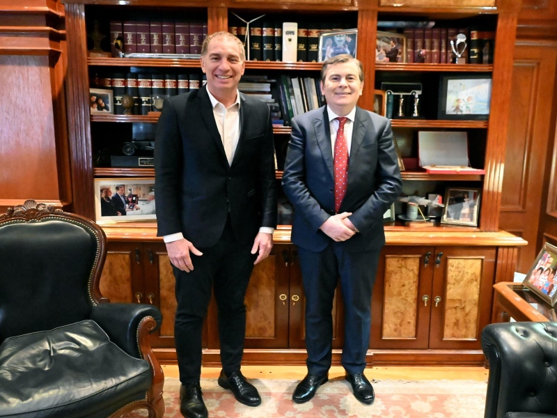 Santilli se reunió con Zamora en Santiago del Estero: «Avanzamos en muchos temas»