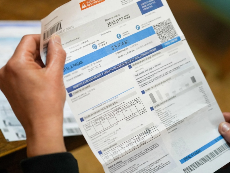 El gasto promedio en servicios públicos en el AMBA alcanzó los $183.410 en diciembre