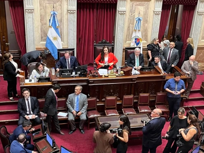 La Libertad Avanza dejó al kirchnerismo sin autoridades en el Senado