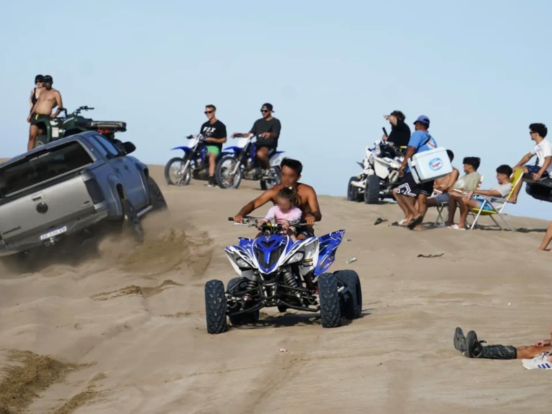 Prohíben el uso de camionetas 4×4 y UTVs en La Frontera de Pinamar
