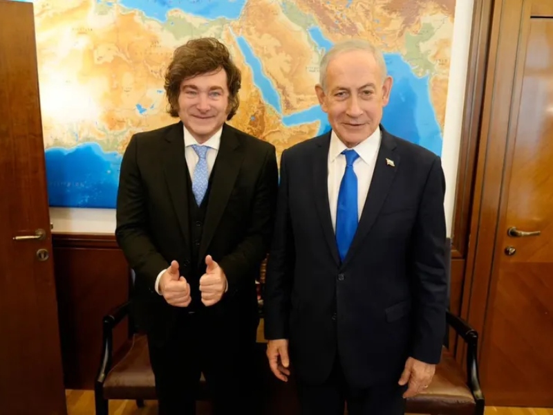 Javier Milei se reunió con Benjamín Netanyahu y ratificó el alineamiento con Israel