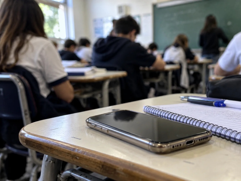 Regulan por ley el uso de celulares en escuelas secundarias bonaerenses
